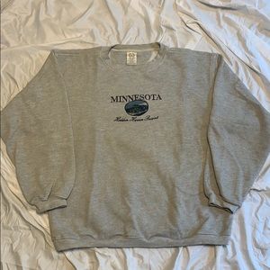 Vintage Minnesota resort crew neck